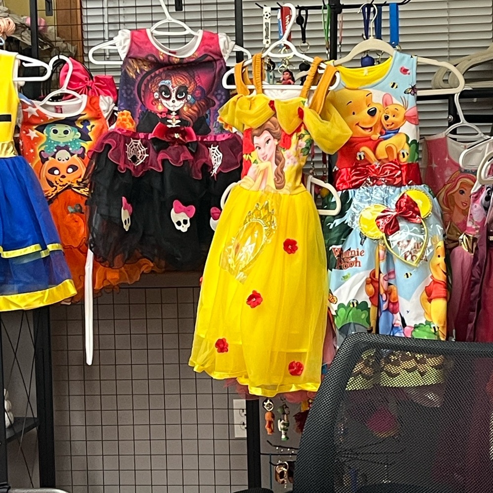 Yellow Princess Kids Costume